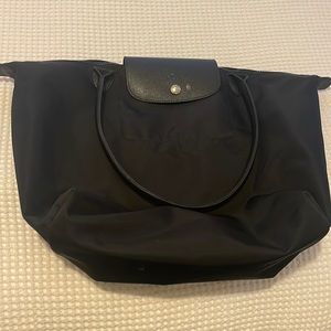 Longchamp Le Pliage Large Black Tote